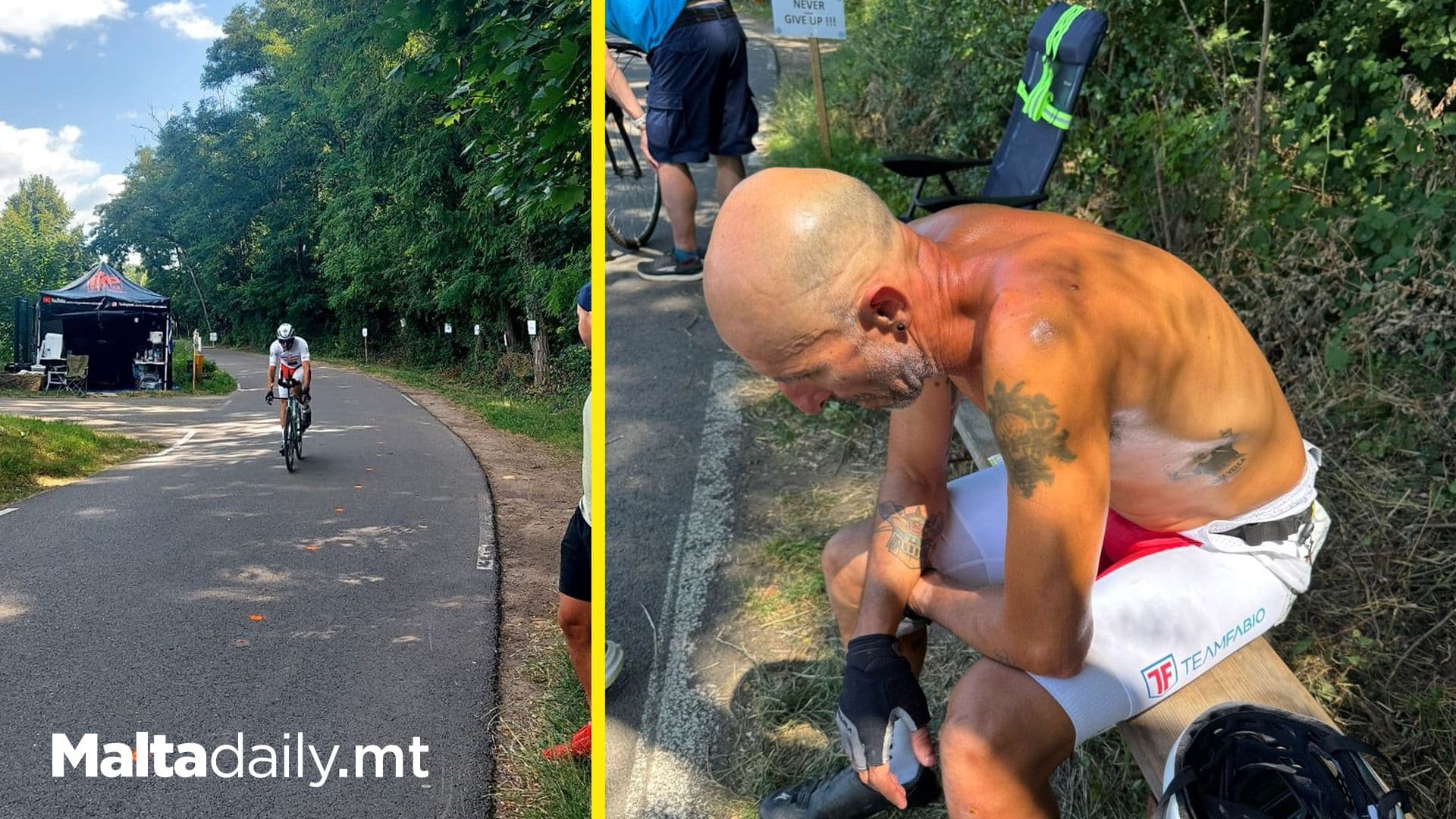 Fabio Spiteri’s Progress In Completing The Deca Continuous At The Bretzel Ultra Triathlon