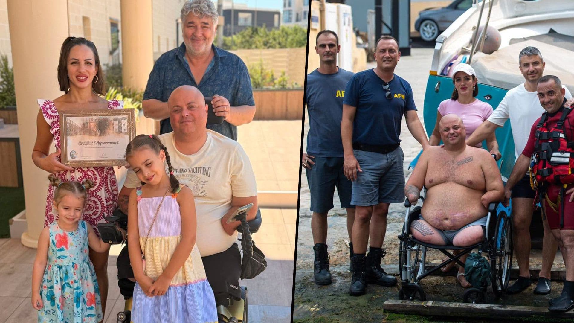 Shawn Mifsud Presents €5,170 To Puttinu Cares After Swim Challenge