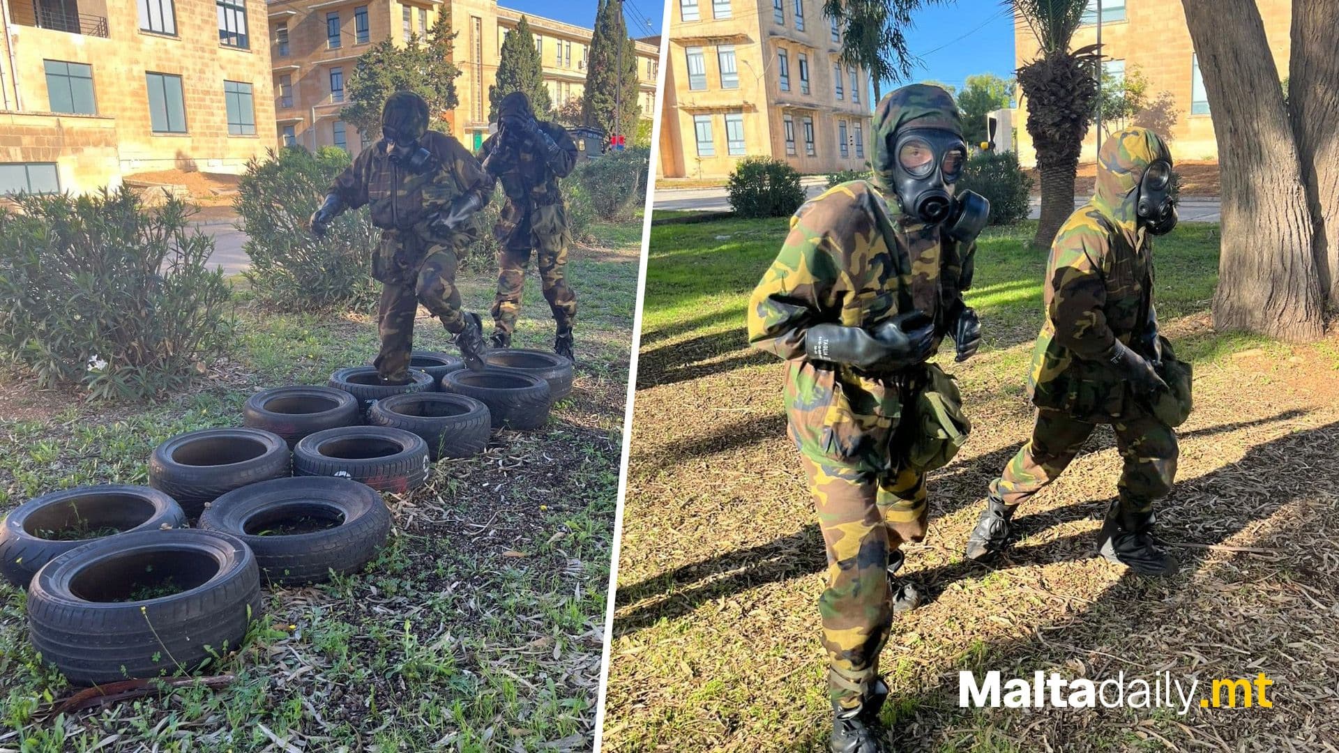 AFM Infantry Group Finishes CBRN Course