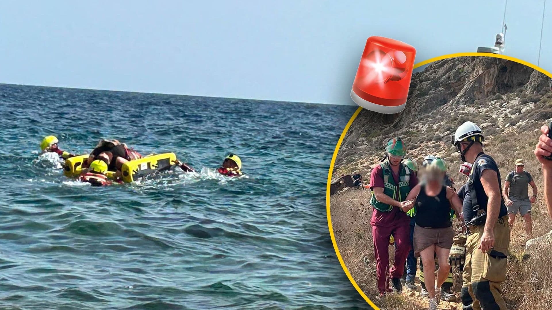 Person Suffering From Heatstroke Rescued From Għar Lapsi