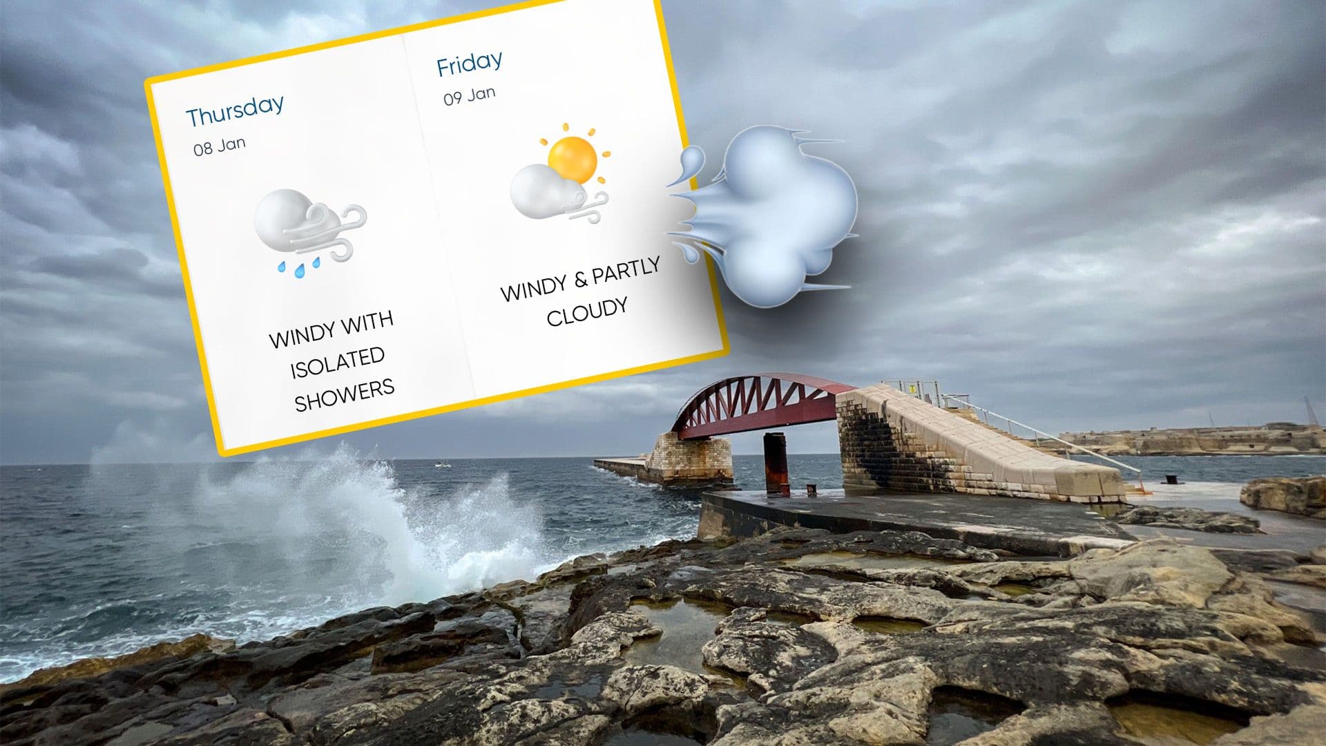 Strong Winds Expected To Hit The Maltese Islands