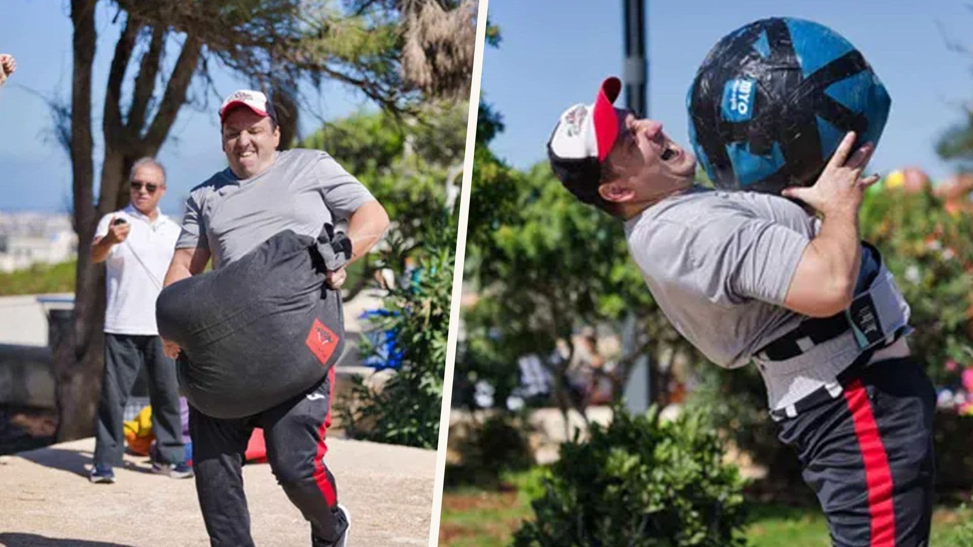 Malta’s Strong Man Tony Farrugia Breaks 2 Guinness World Records For Good Cause
