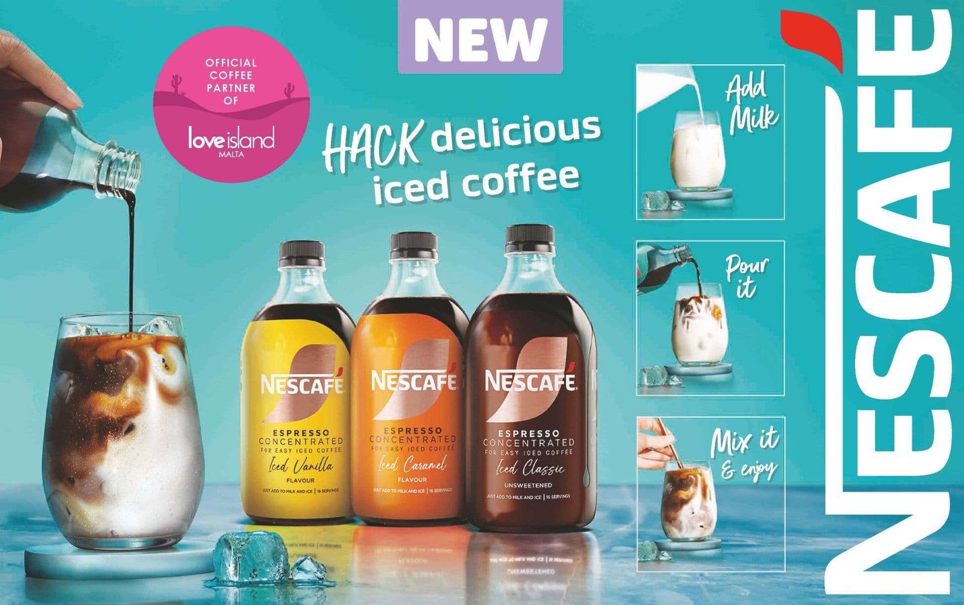 NESCAFÉ Launches New Espresso Concentrate Range For Easy Iced Coffee At Home