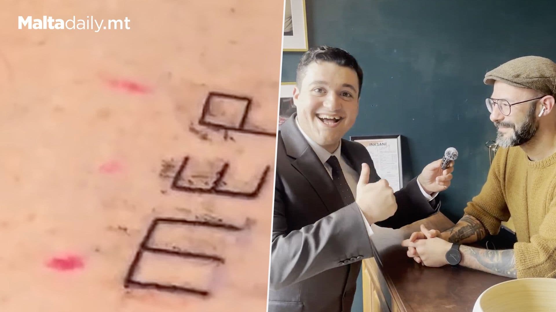 James Ryder Gets MEP Tattoo Ahead Of Elections