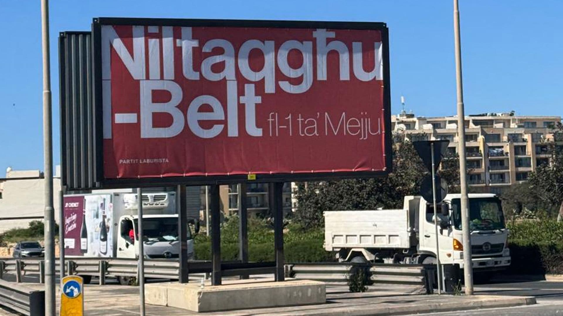 ‘Niltaqgħu l-Belt’ Billboard For 1st Of May Appears Amidst Election Rumours