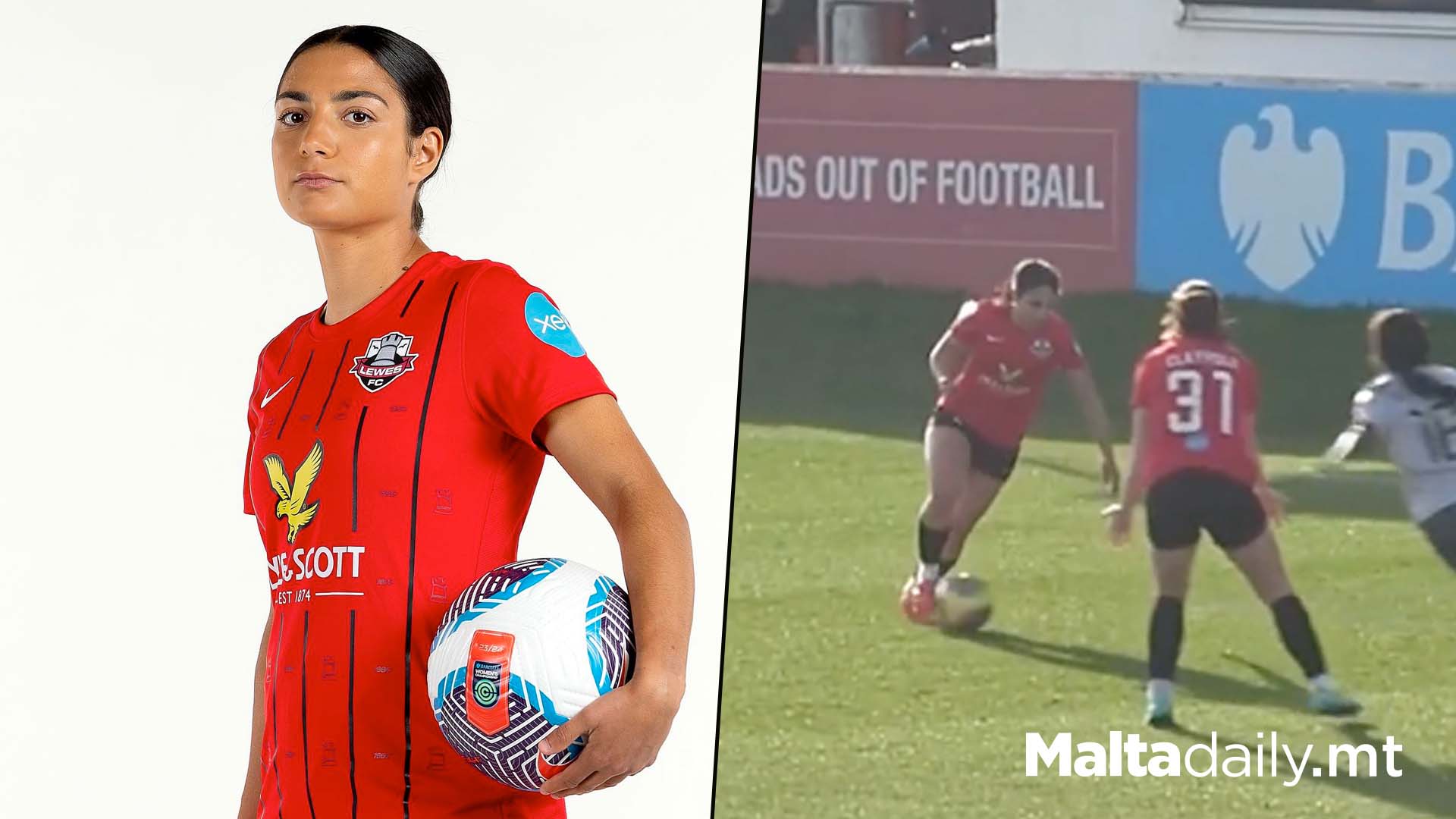 Maria Farrugia Opens Score Against Reading FC