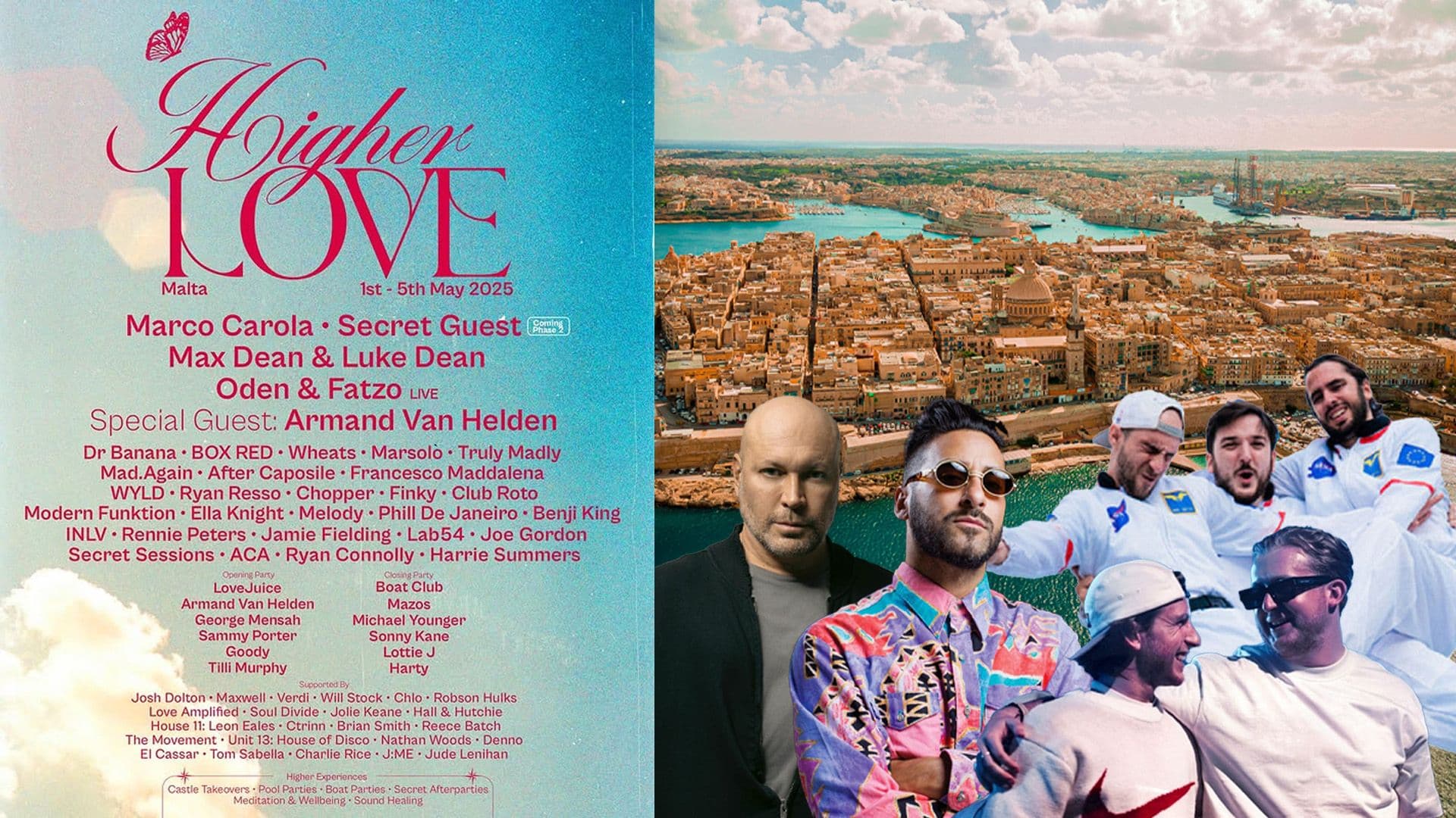 Higher Love Festival to Kickstart Malta’s 2025 Festival Season