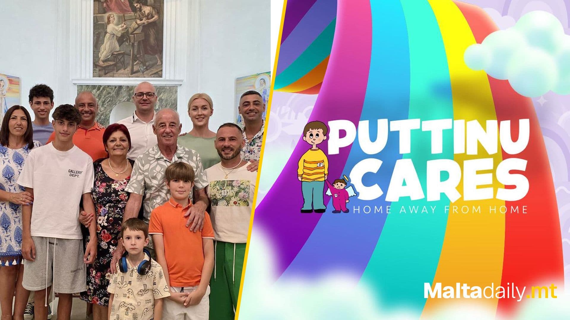 Local Singer Glen Vella And His Family Raise €2,000 For Puttinu Cares