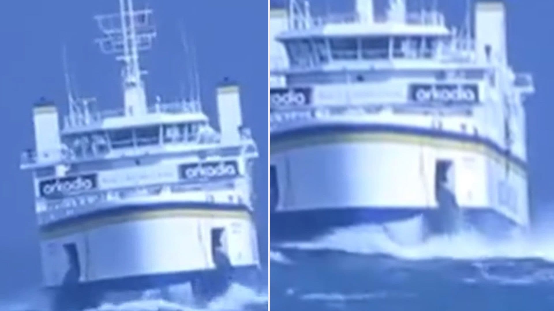 Gozo Ferry Traverses Rough Waters As Strong Weather Persists