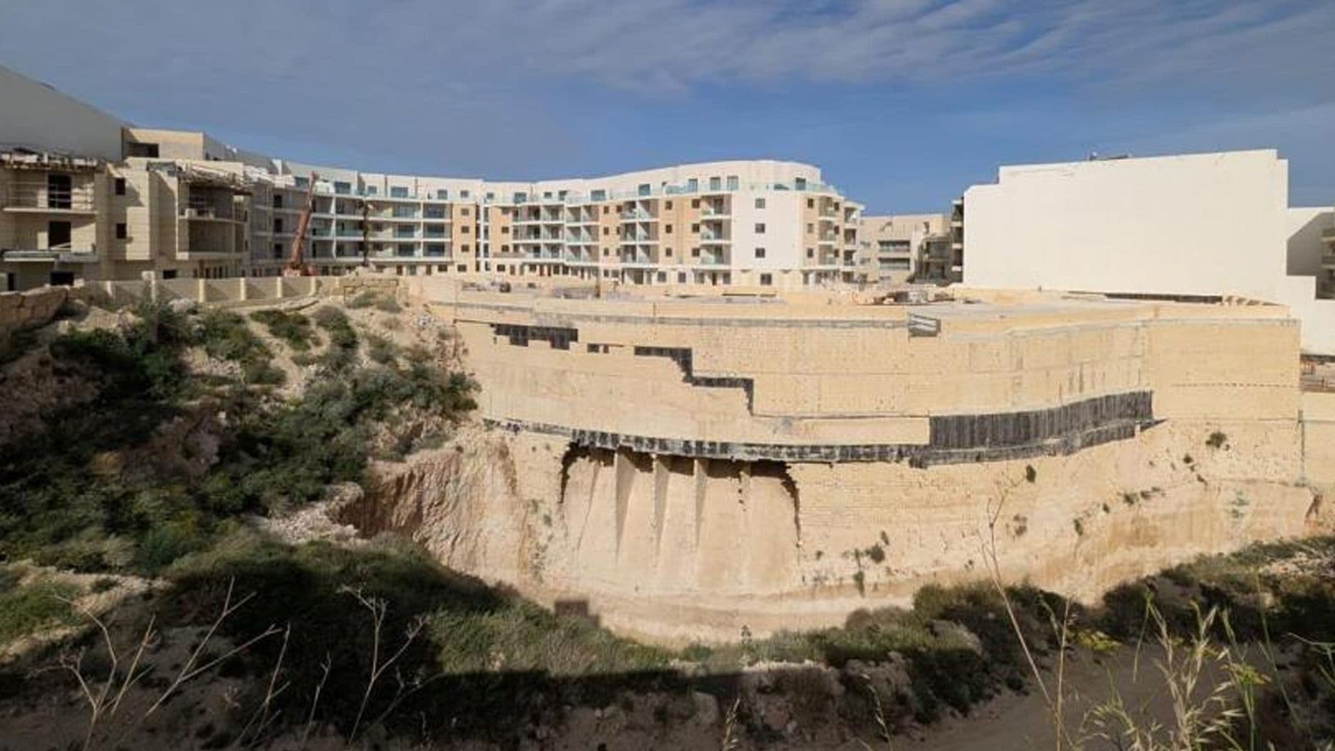 Emergency Construction Works On Naxxar Site Officially Started