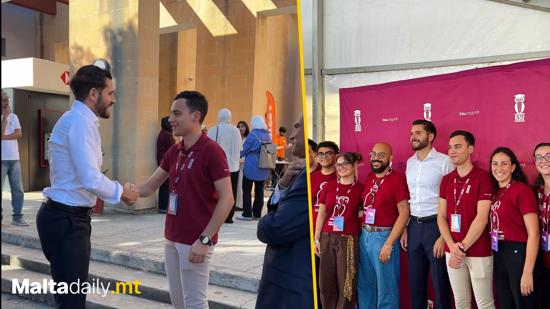 Alex Borg Meets Students At University Of Malta Freshers’ Week