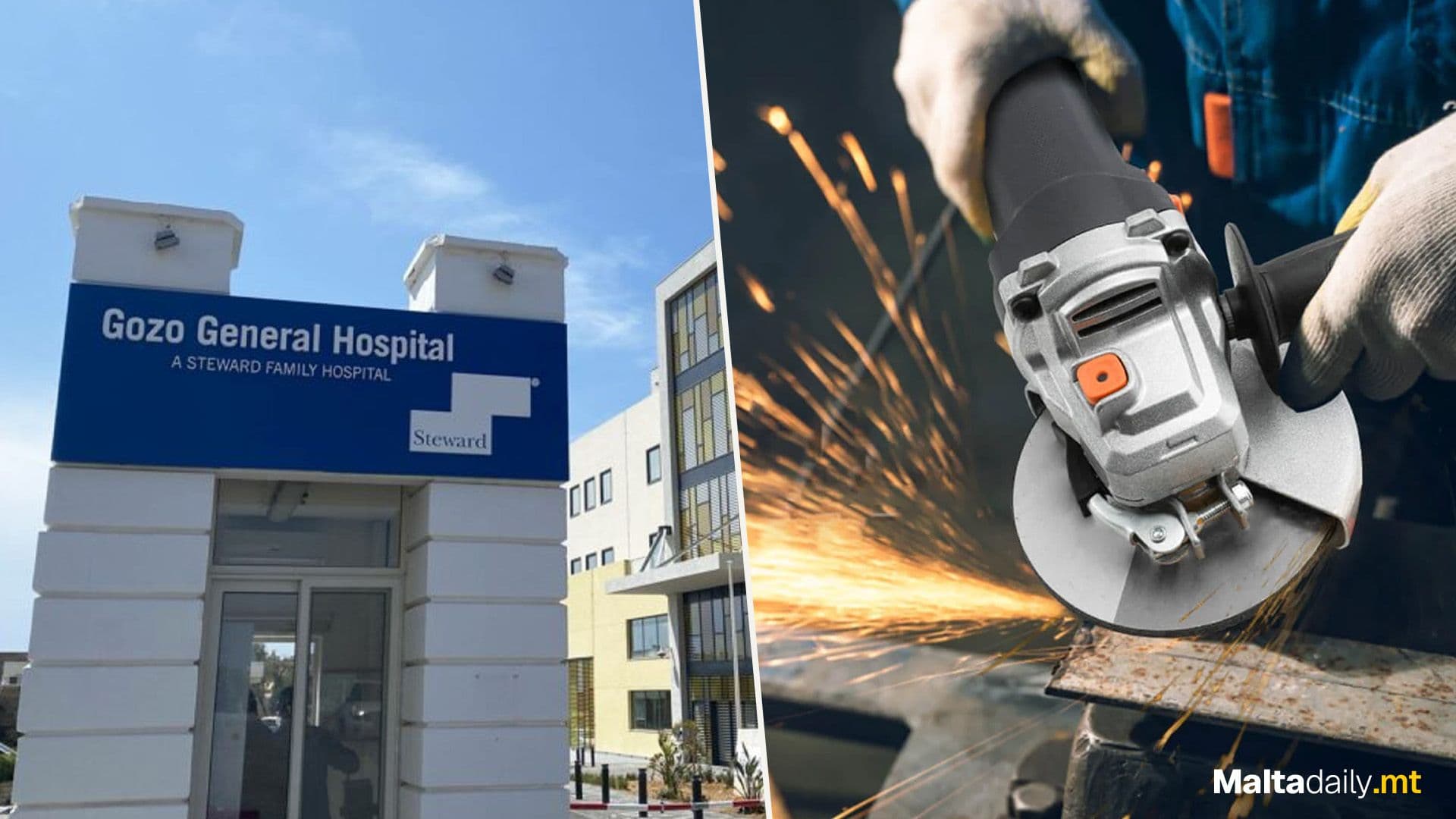 36 Year Old Man Grievously Injured While Working With Grinder