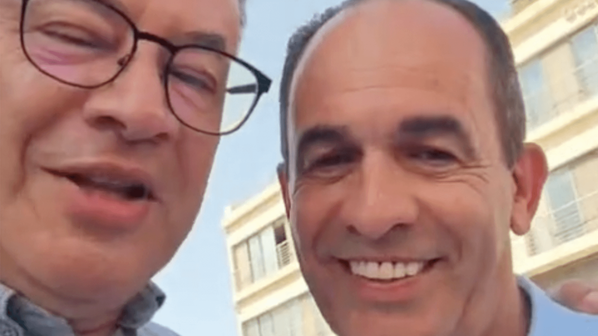 Wholesome Moment As Opposing Candidates Meet On The Ground