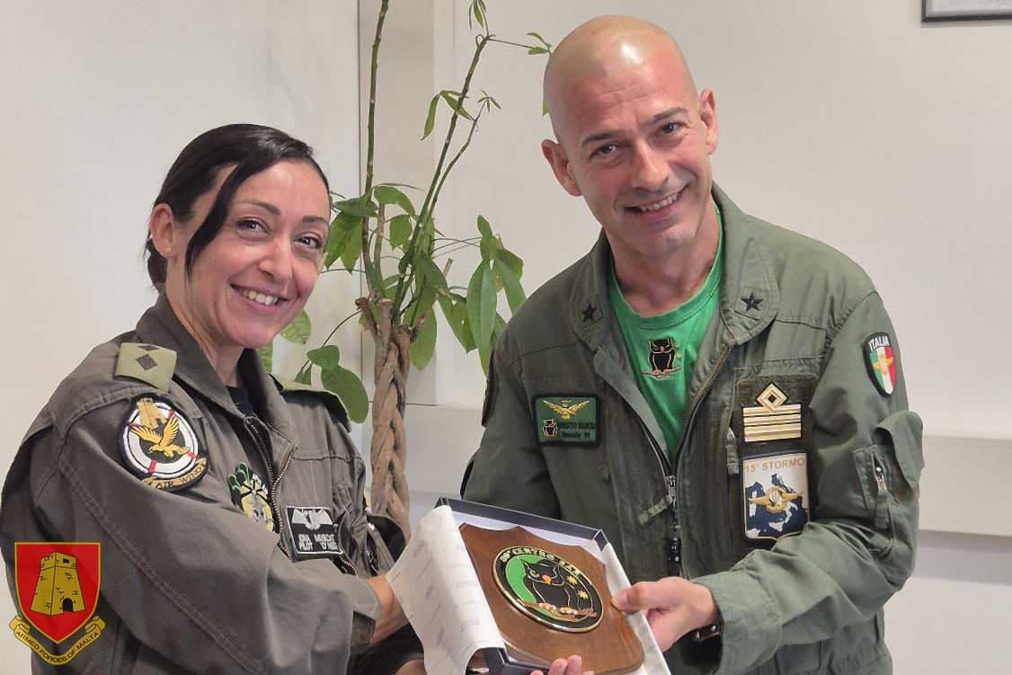 AFM Air Wing Crew Takes Part In Exchange With Italian Air Force In Sardegna
