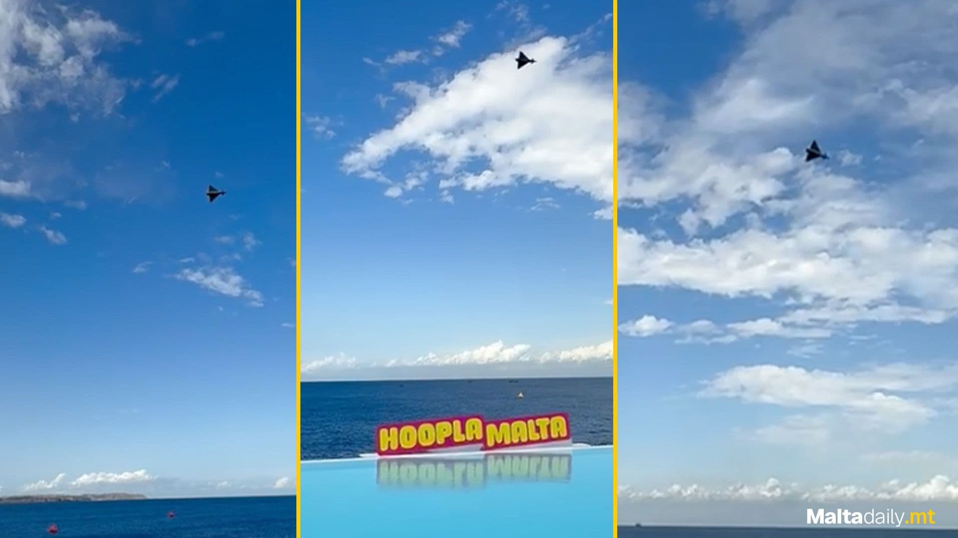 Jet Zooms Across Maltese Skies Ahead Of Weekend Airshow