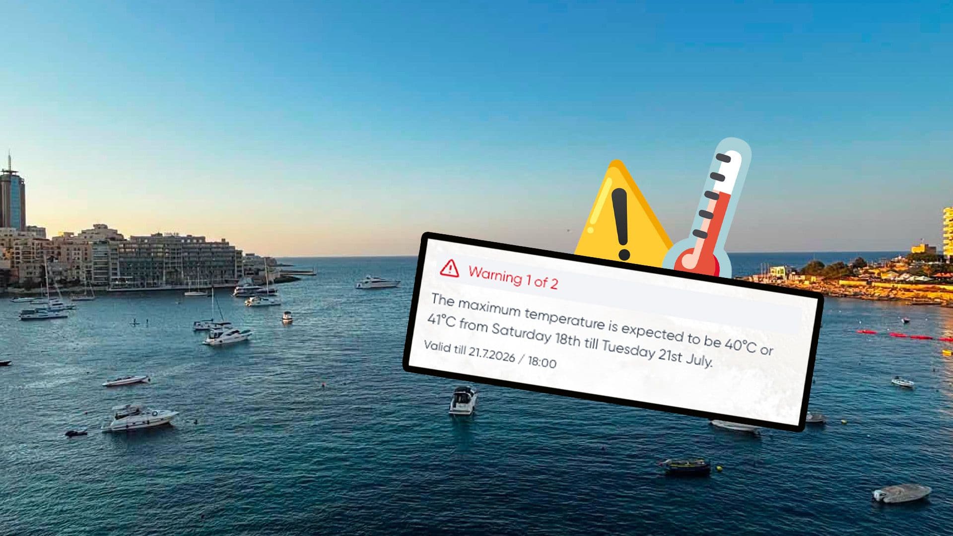 Very Hot Weather Warning Issued Until Next Tuesday!