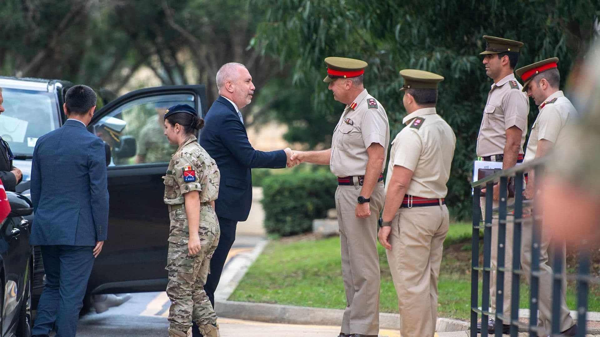 Courtesy Visit By Turkish Ambassador To Armed Forces Of Malta