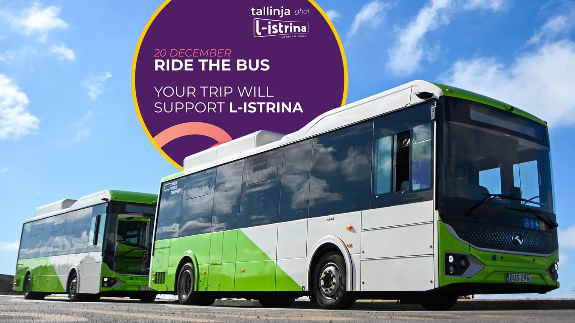 Take The Bus On The 20th Of December And Contribute To L-istrina's Cause