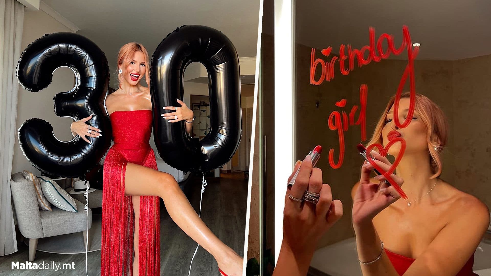 Sarah Zerafa Officially Turns 30 Years Old