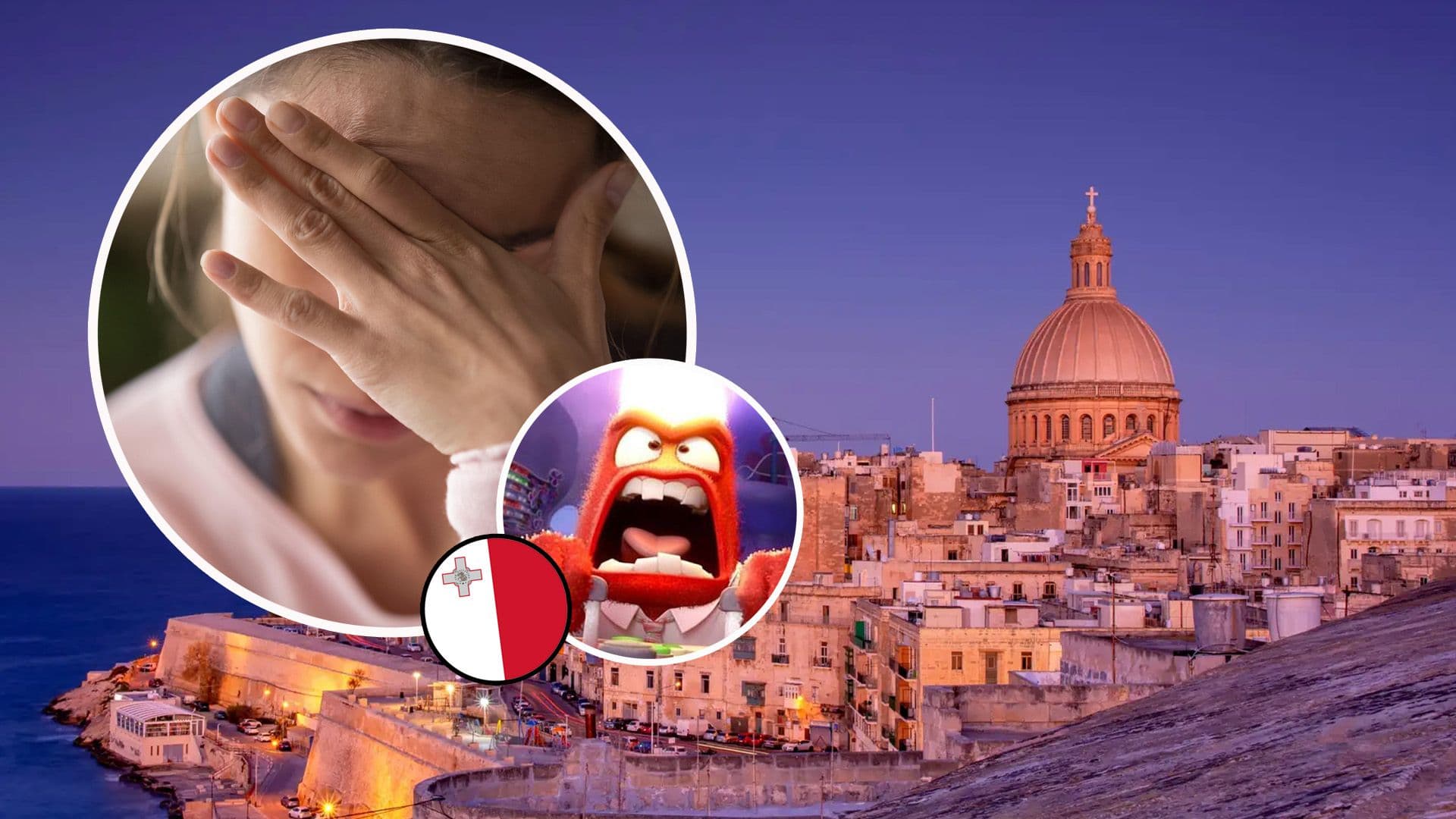 Maltese More Anxious Than Europeans, But Feel Less Anger