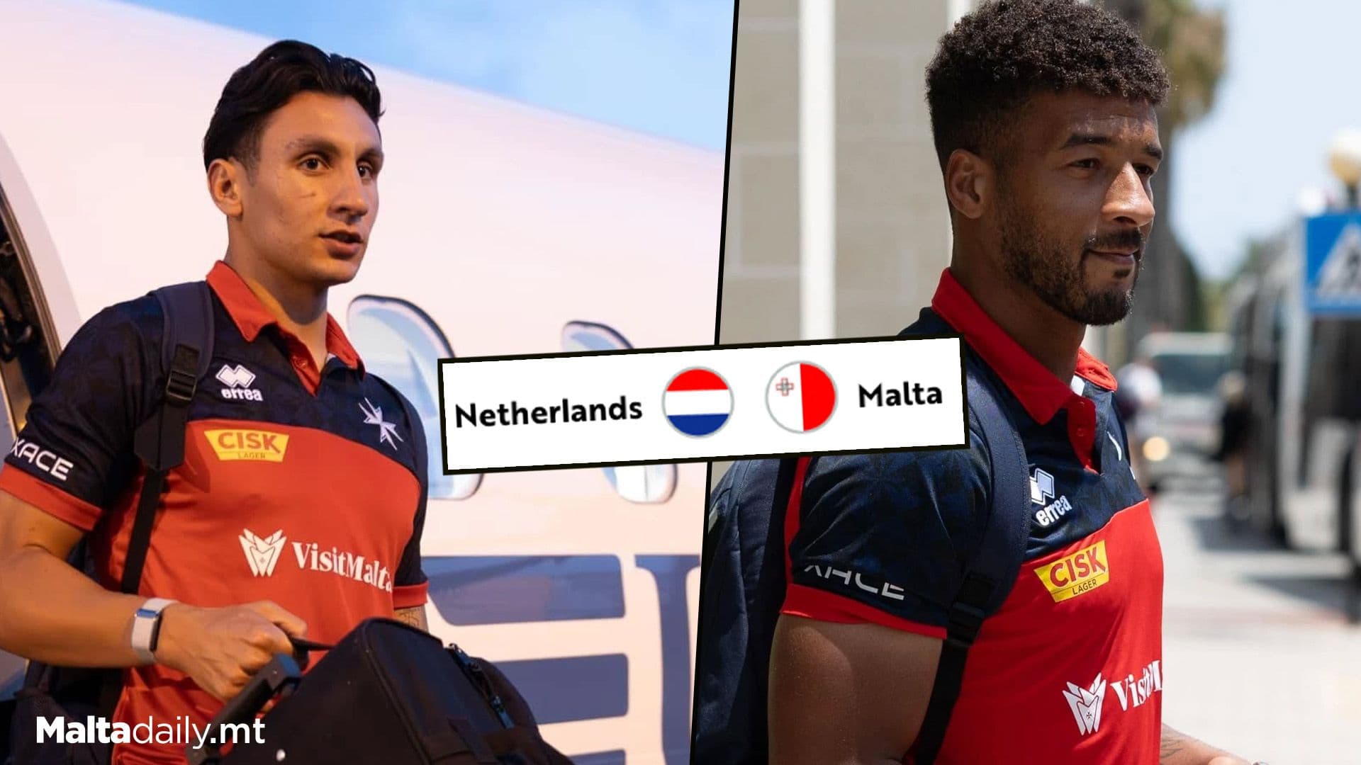 Malta’s Team lands In Groningen For EU Qualifier Match
