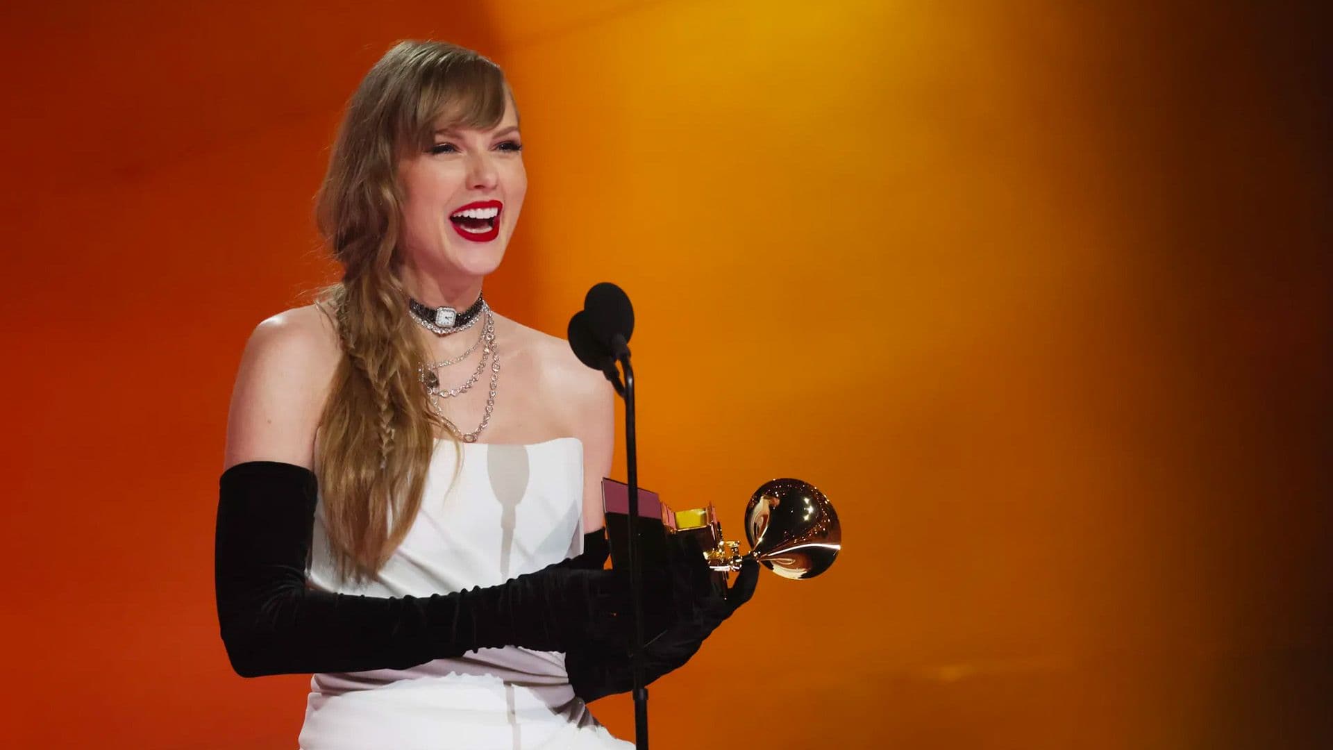 Taylor Swift Makes Grammy History with Fourth ‘Album Of The Year’