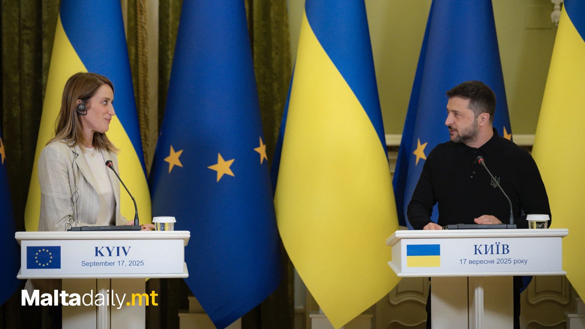 Roberta Metsola Looks Back On Her Visits To Ukraine