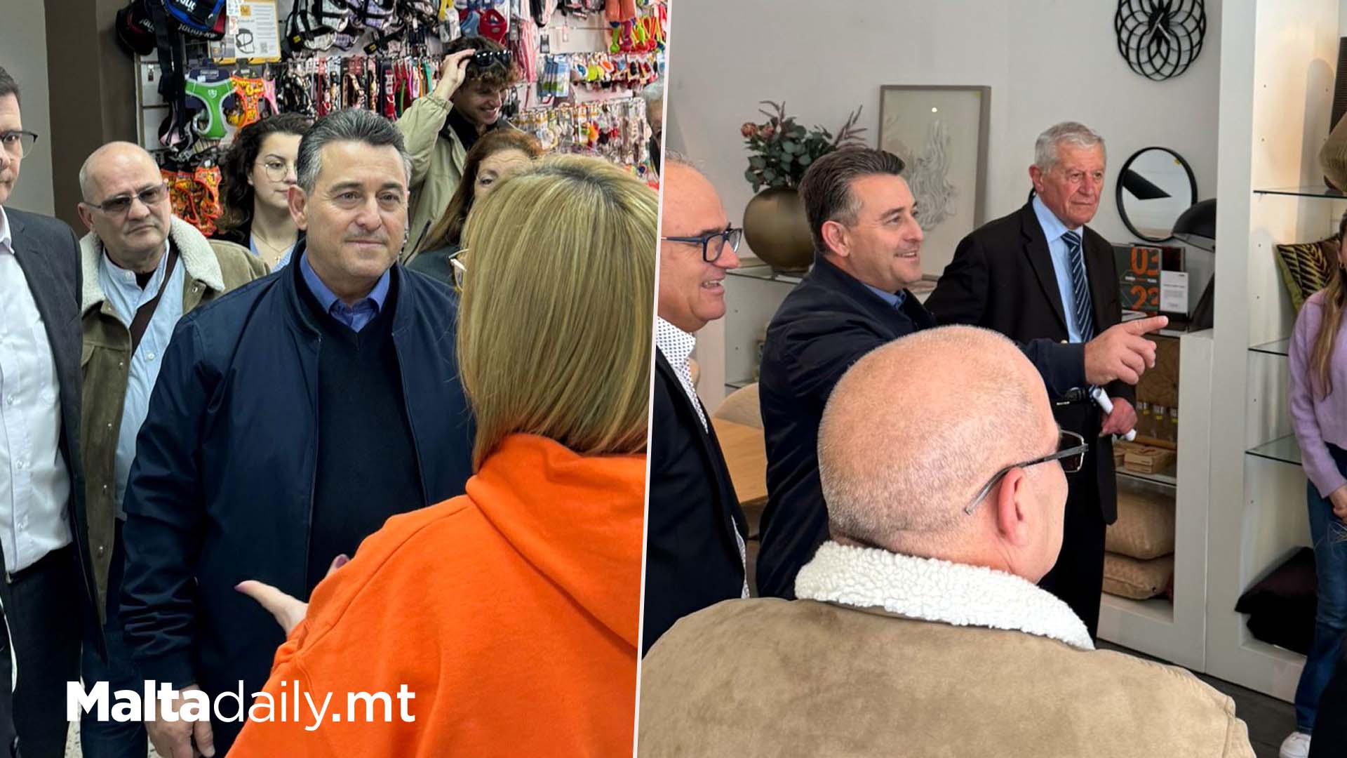 PN Leader Visits San Ġwann Local Community