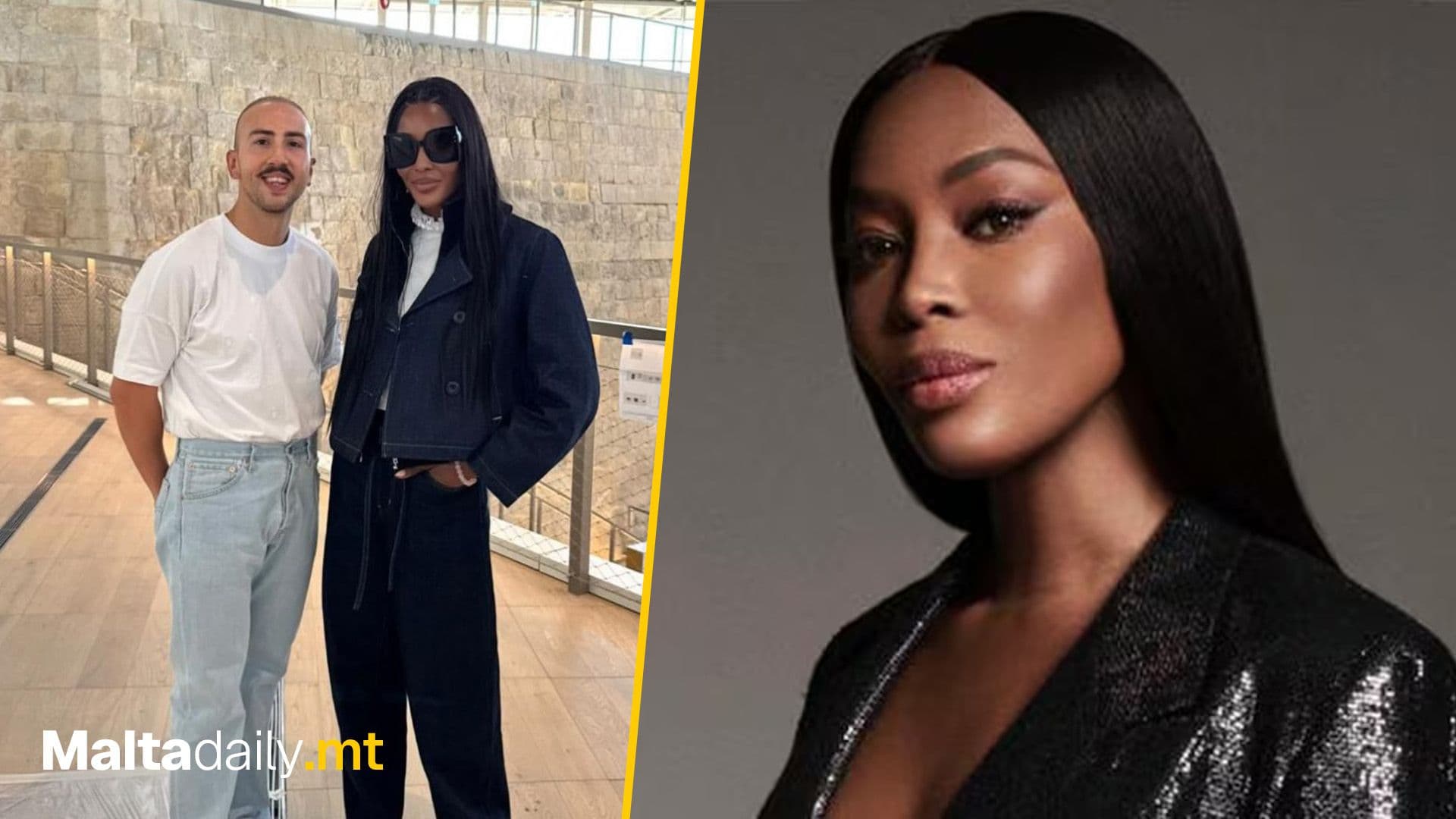 Naomi Campbell Spotted In Malta
