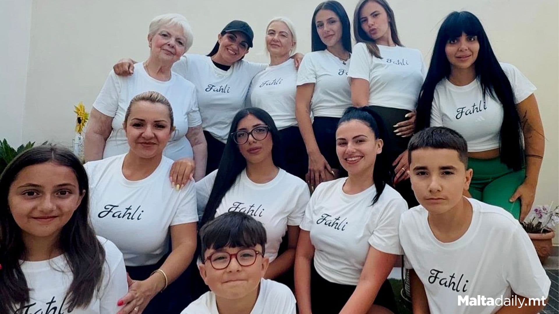 Love Island Malta’s Michela’s Family Wear ‘Faħli’ T-Shirts
