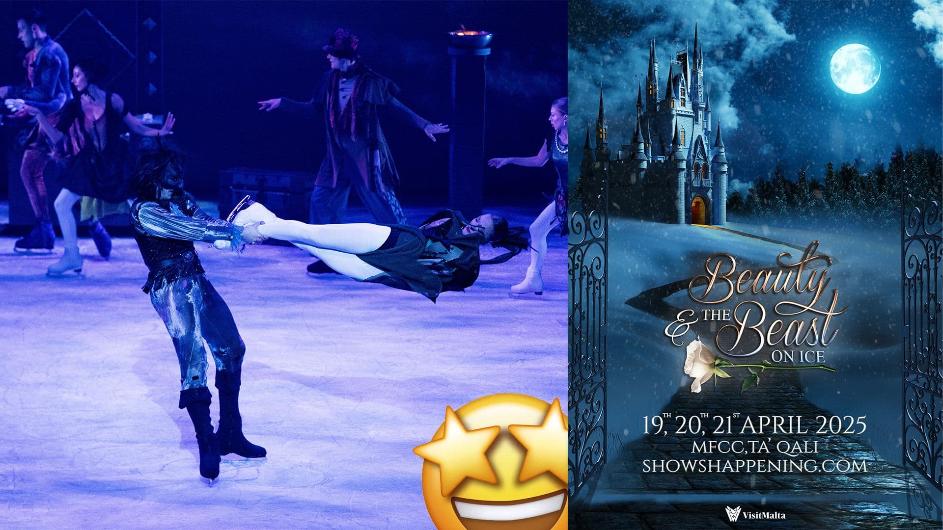 Beauty and the Beast on Ice Comes to Life in Malta!