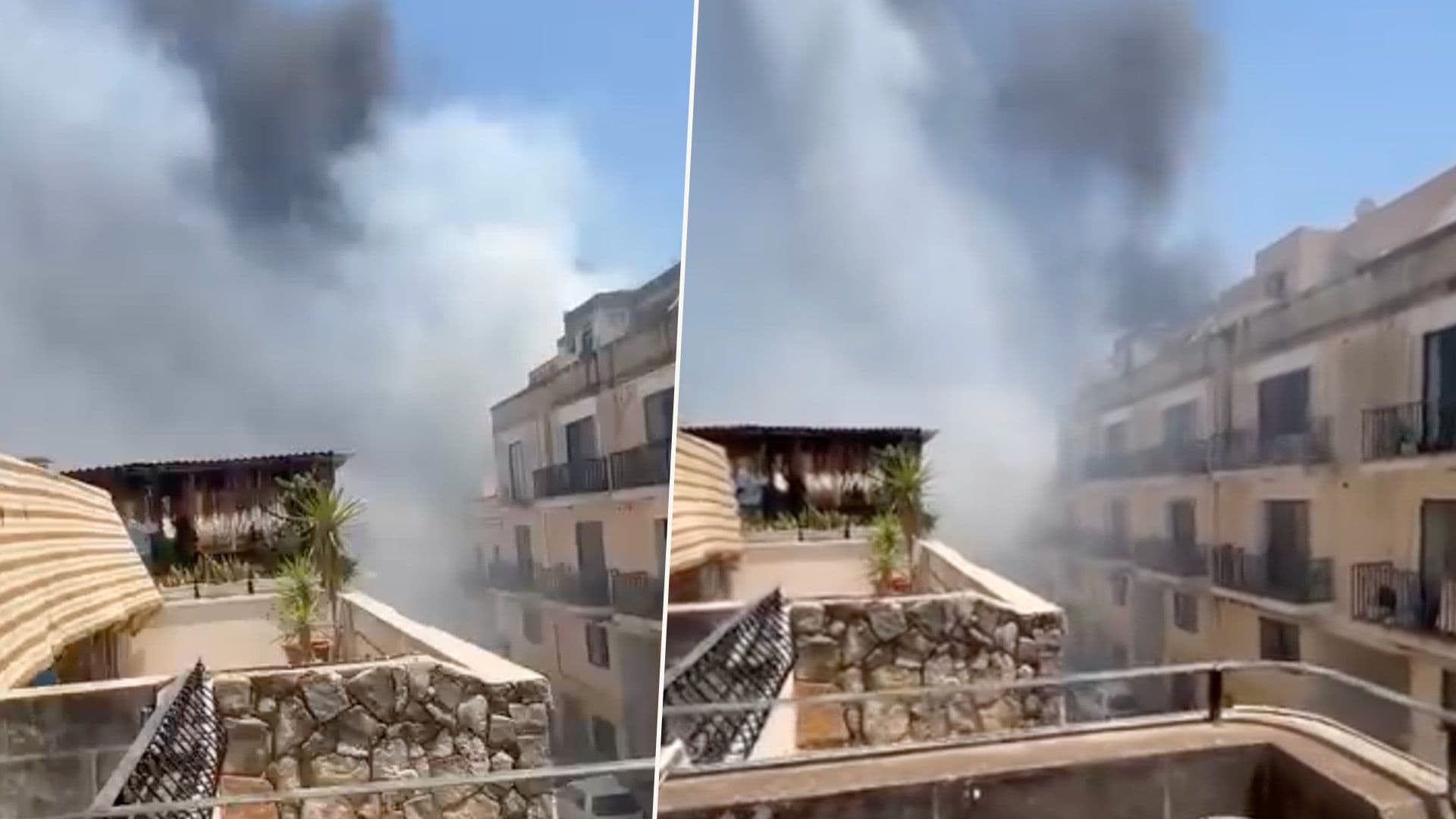 Large Cloud Of Smoke Spotted In Fgura