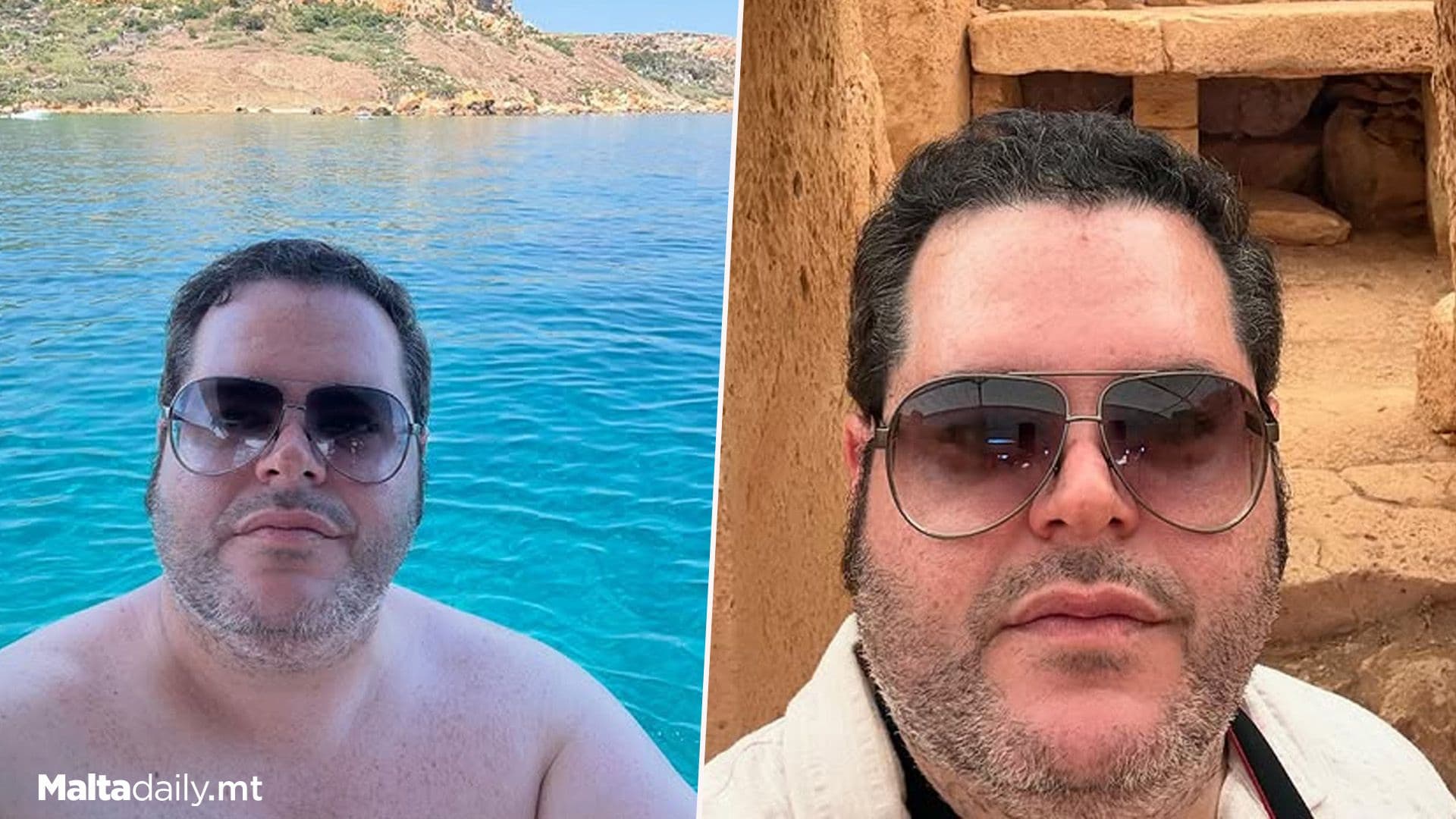 Actor Josh Gad Shares Malta Photo Dumps