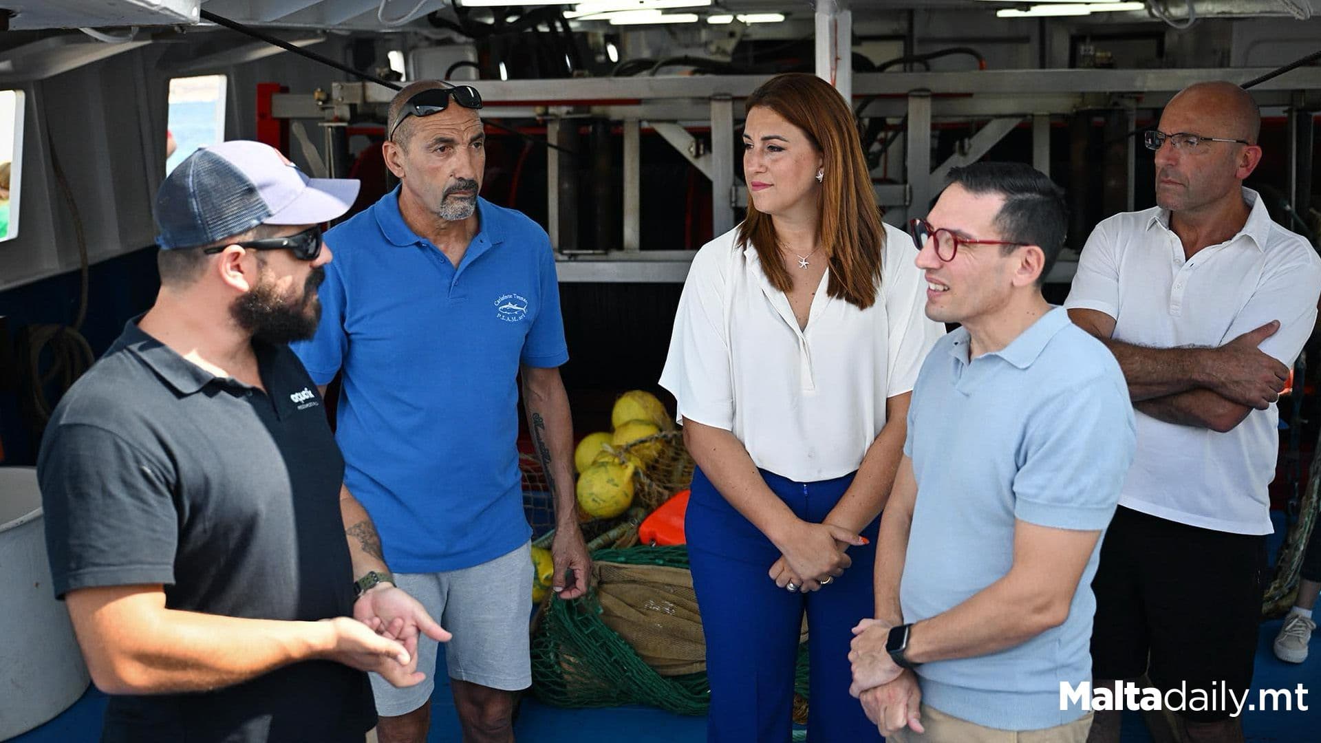 Parliamentary Secretary Alicia Bugeja Said Visits Annual MEDITS Survey