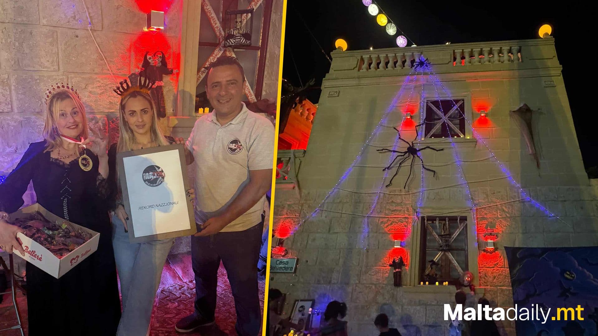 New National Record: Largest Halloween-Themed Private Residence Facade