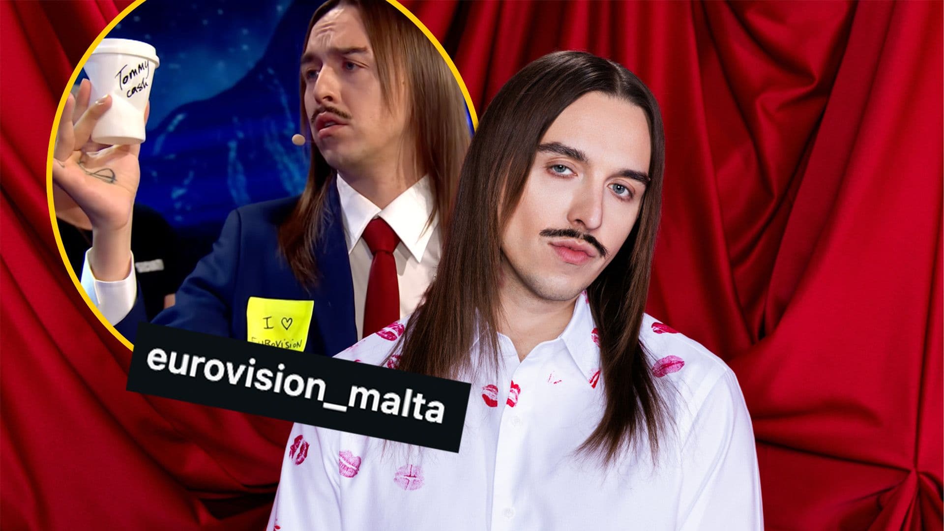 Tommy Cash Performing At Eurovision Malta Semi Final