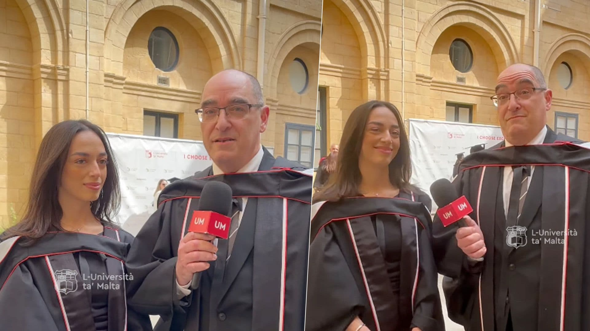 Father & Daughter Graduate Together From University Of Malta