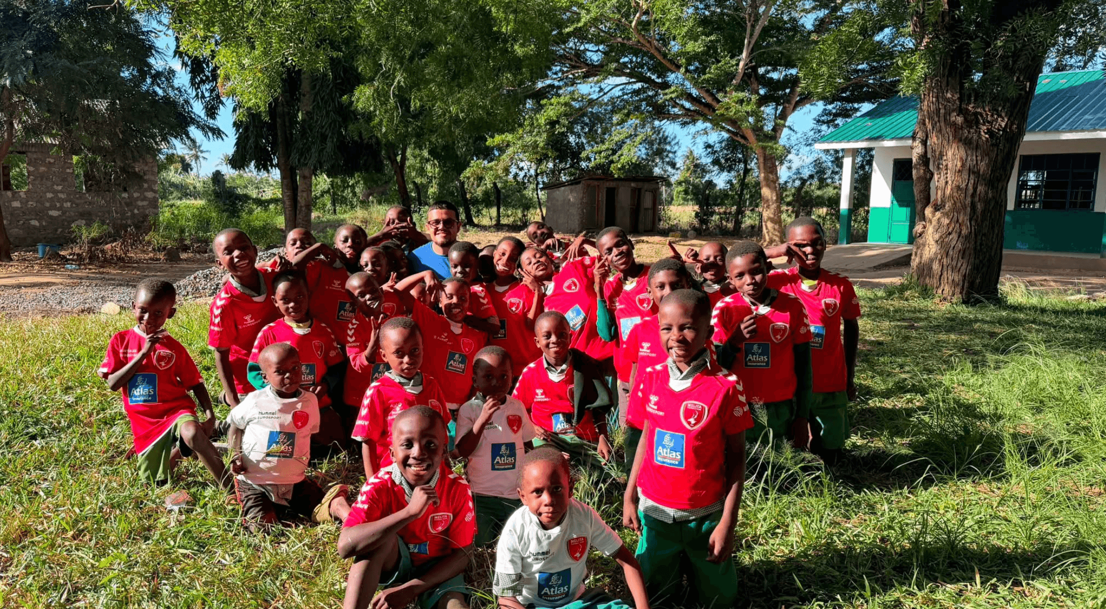ATLAS INSURANCE DONATE FORMER MELITA KITS TO YOUNG FOOTBALLERS IN KENYA