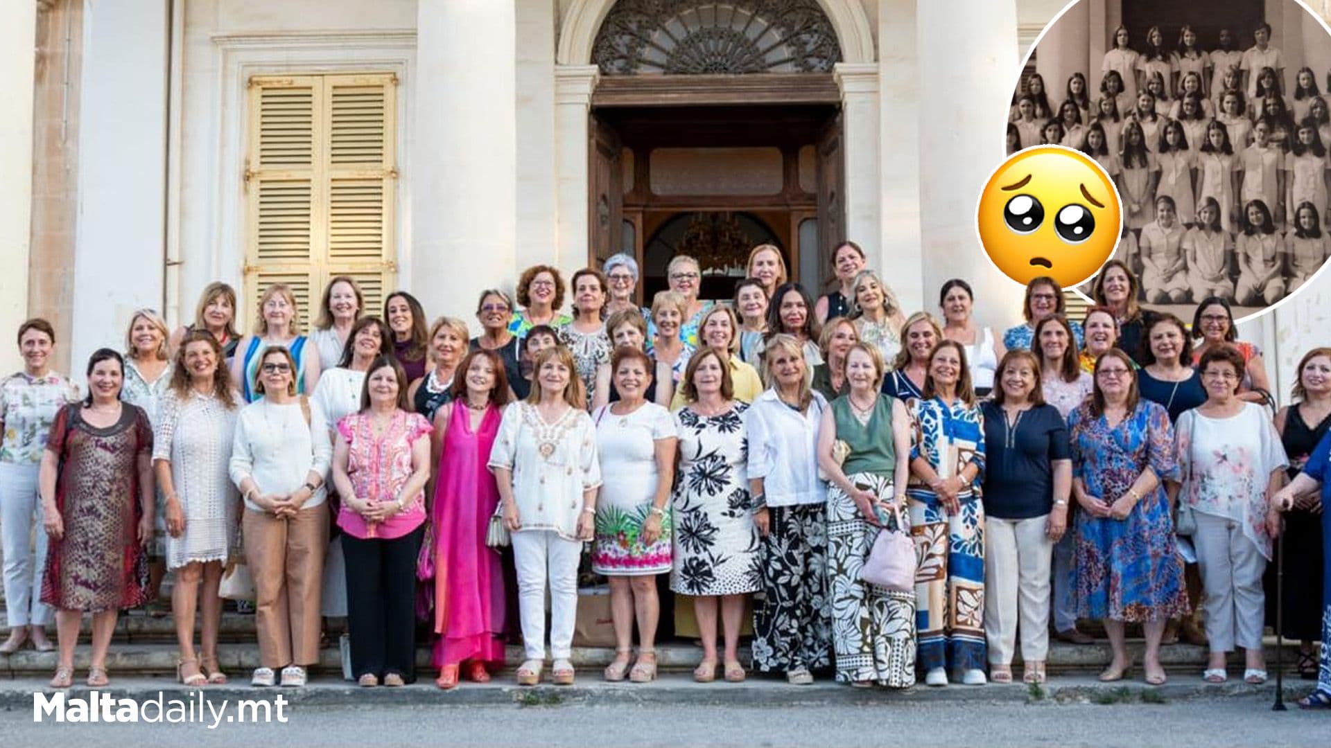 Class Of 1975 Reunites To Recreate School Photo To Support Puttinu Cares