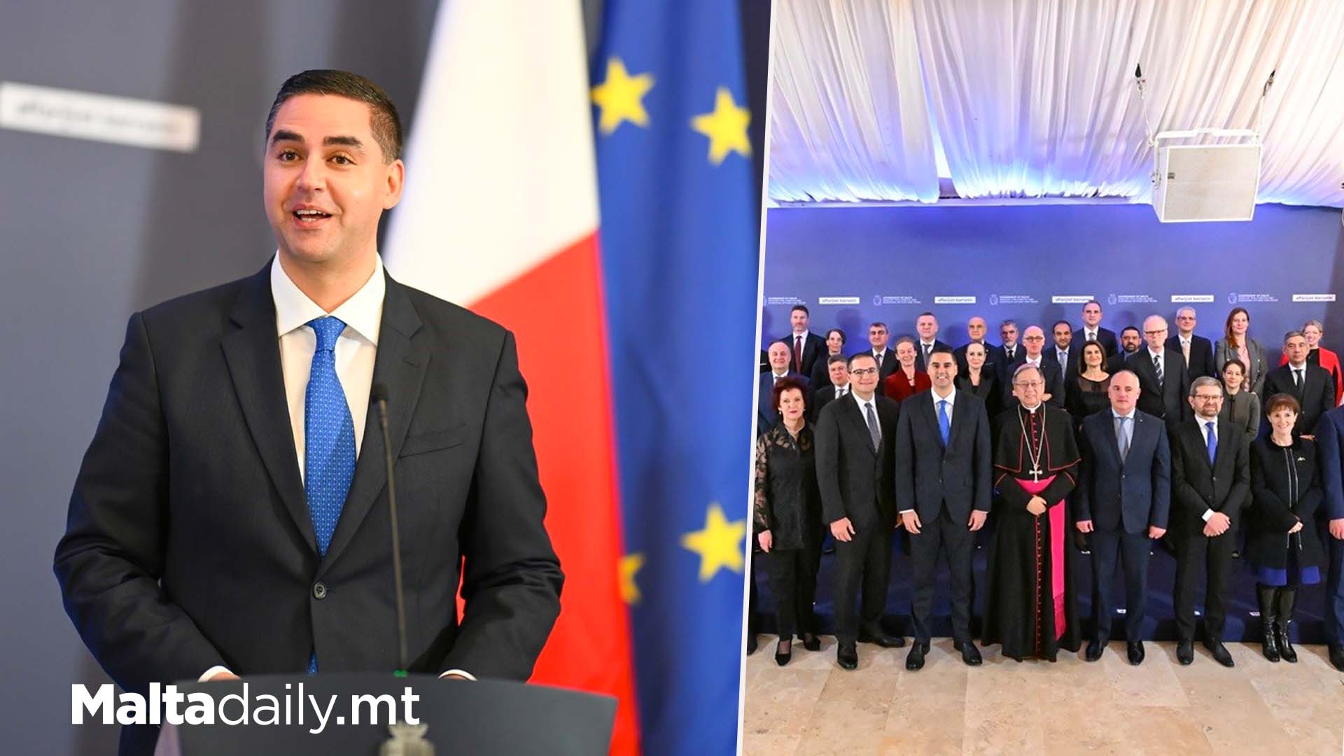 Minister Ian Borg Welcomes Ambassadors & Head Of Missions For New Year’s Greetings