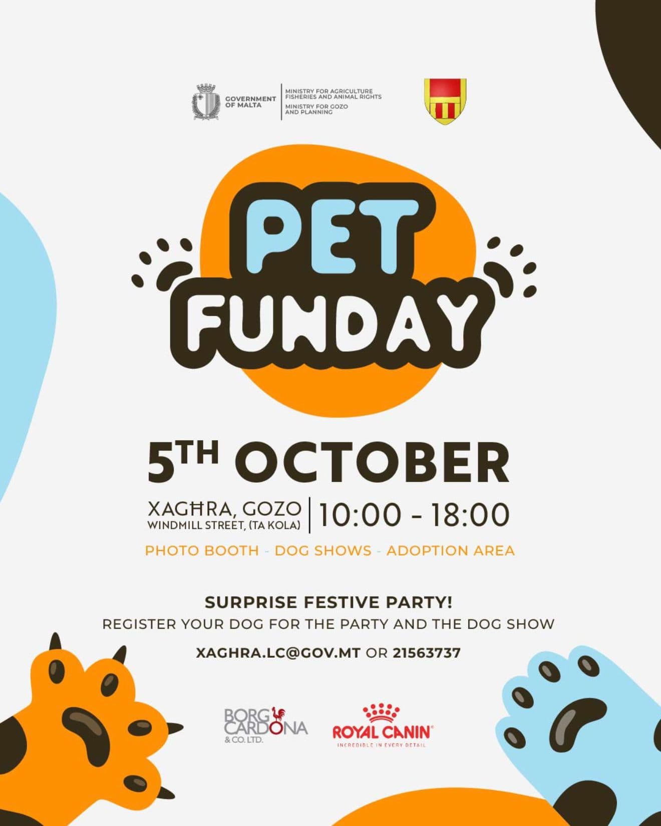 Pet Fun Day Announced For 5 October In Xagħra, Gozo