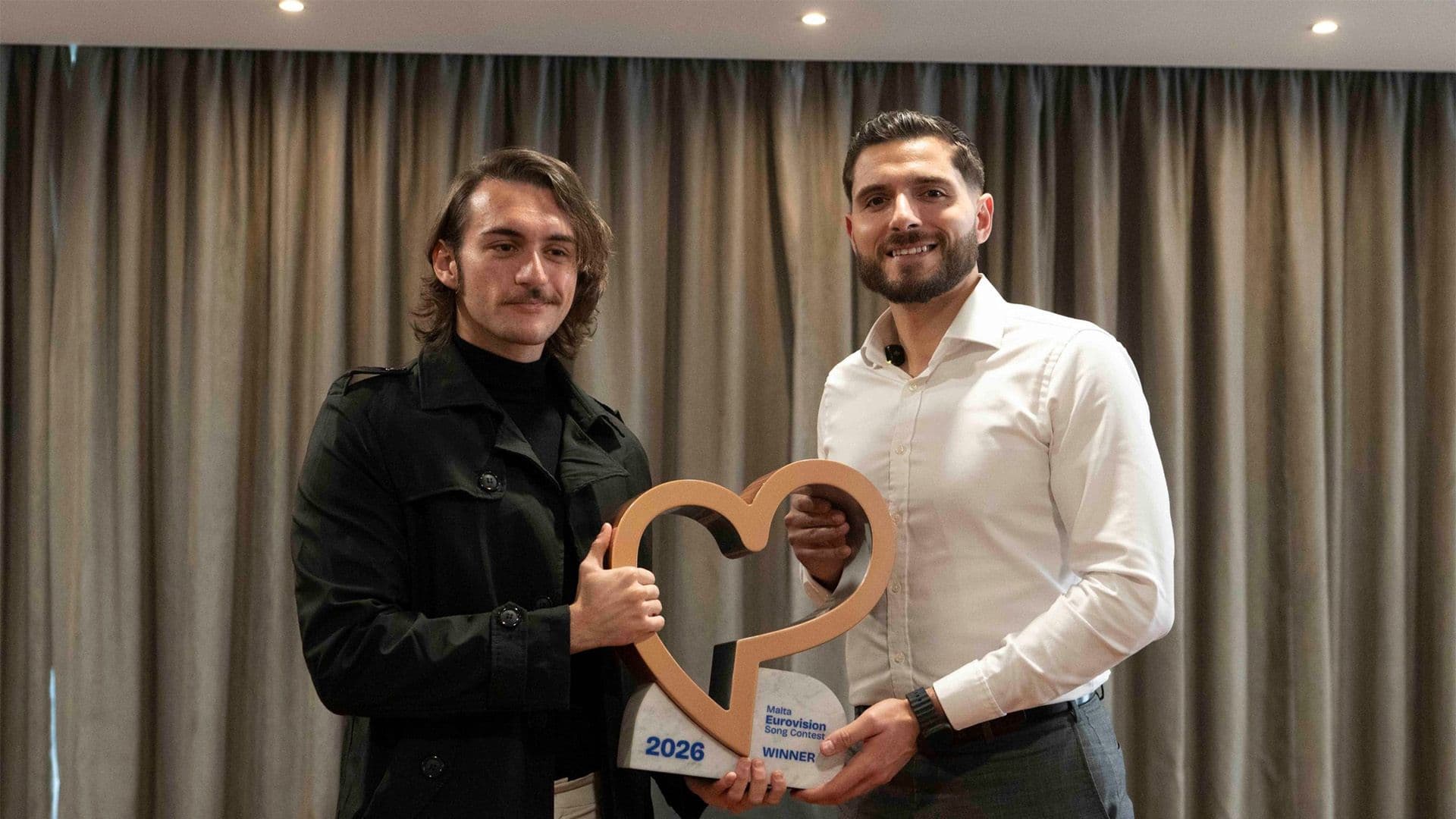 Alex Borg Meets Eurovision Winner Aidan