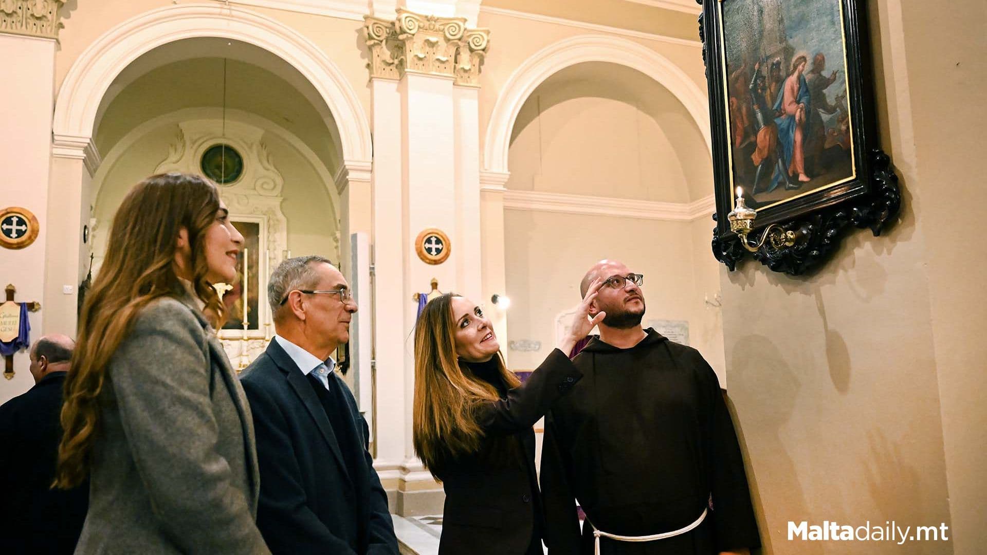 Capuchin Church Via Crucis Paintings Restoration Completed