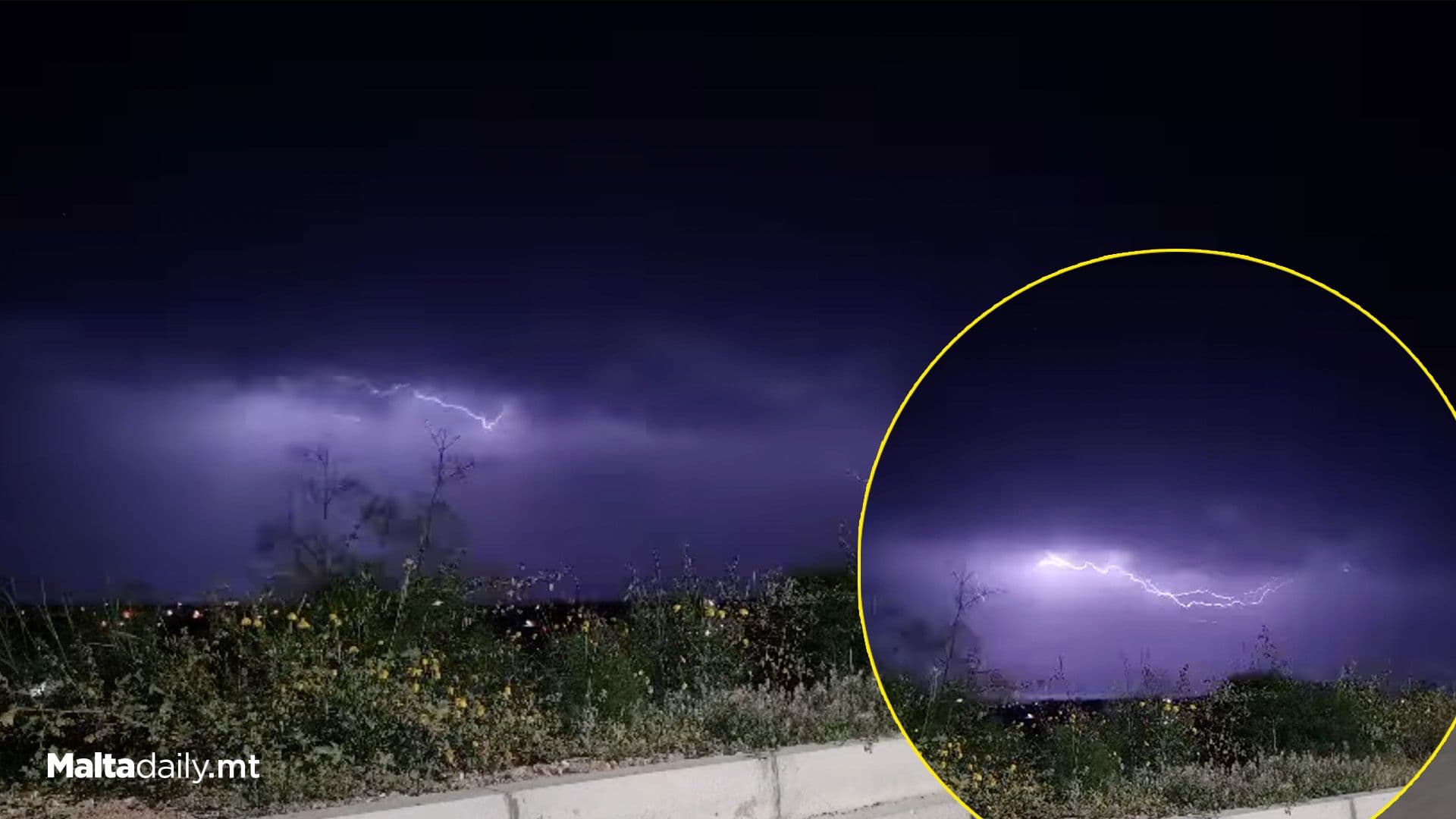 Local Captures Intense Footage Of Last Night’s Storm Over Gozo
