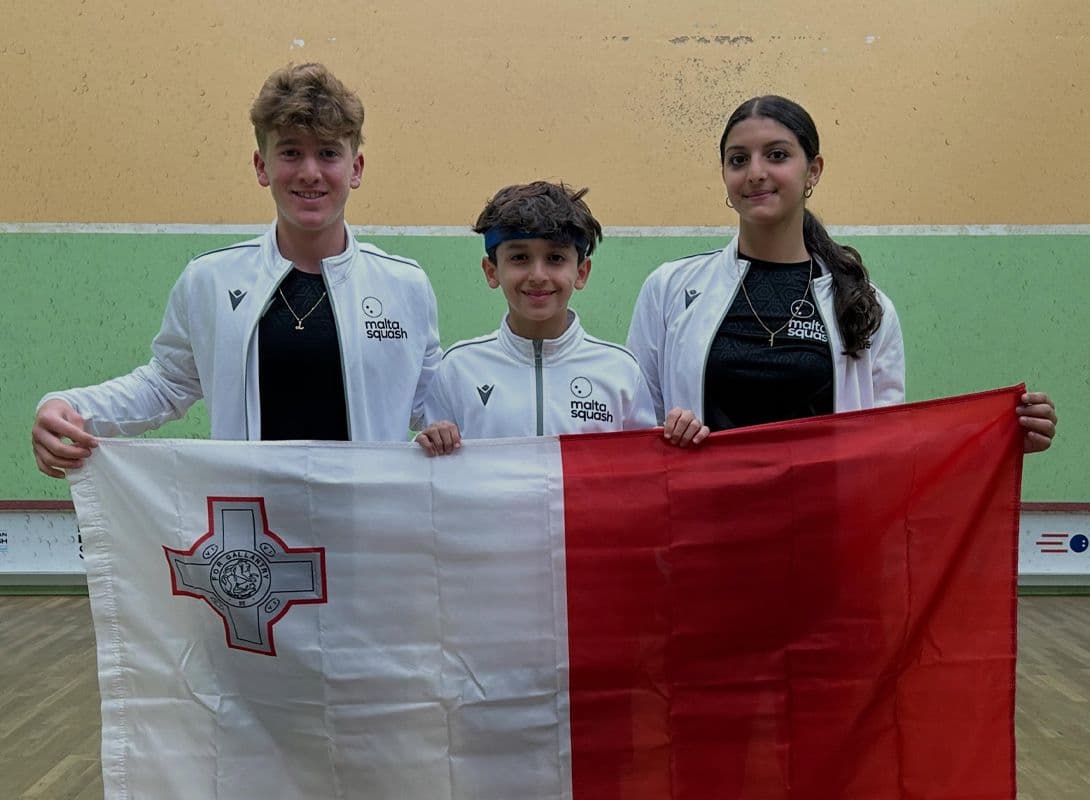 Malta make historic debut at European Junior Squash Championships