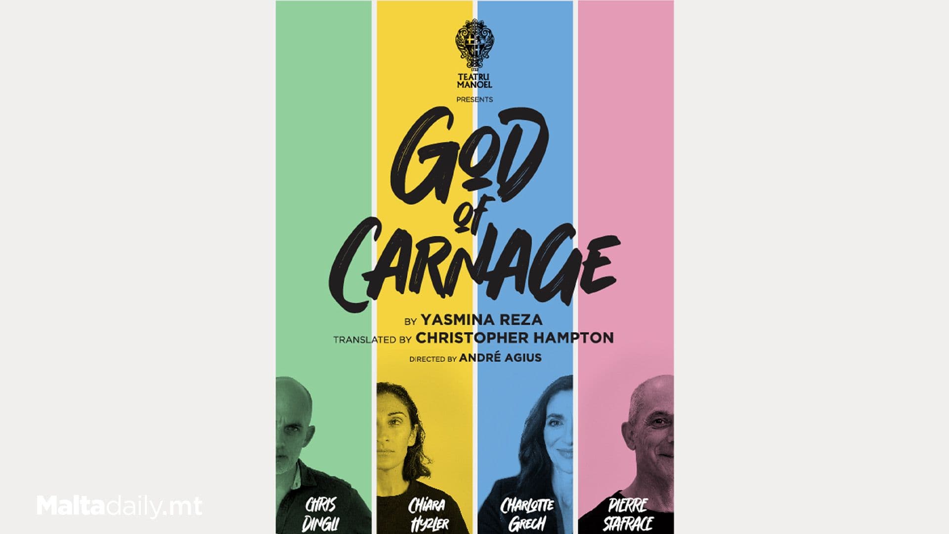 Teatru Manoel Announces Cast For New ‘God Of Carnage’ Production