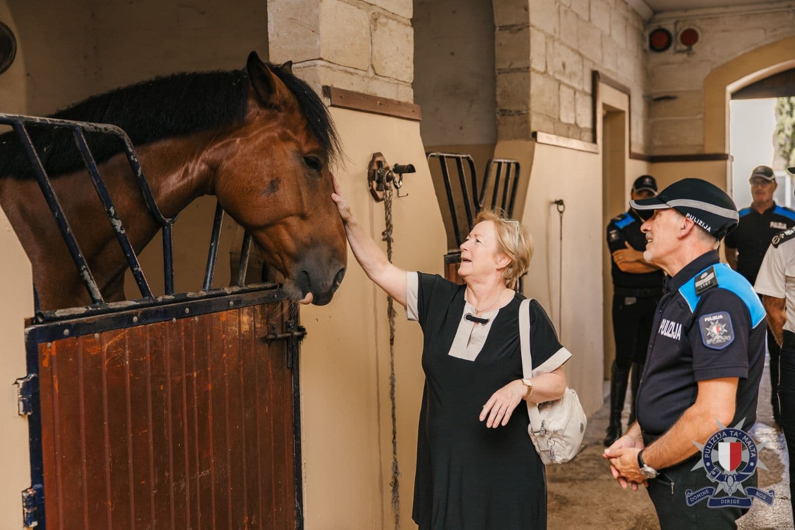 Visit By The Irish Ambassador To The Maltese Police Cavalry Unit