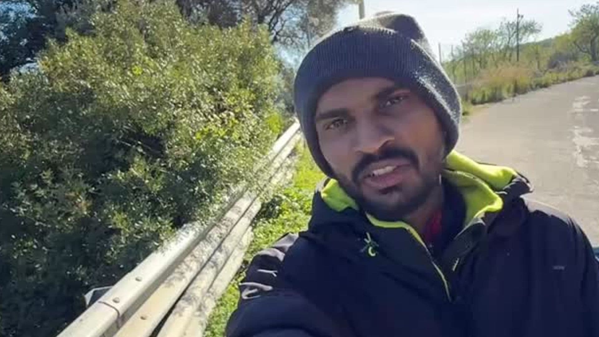 Jaydip On His Way To Syracuse As He Walks From Malta To India
