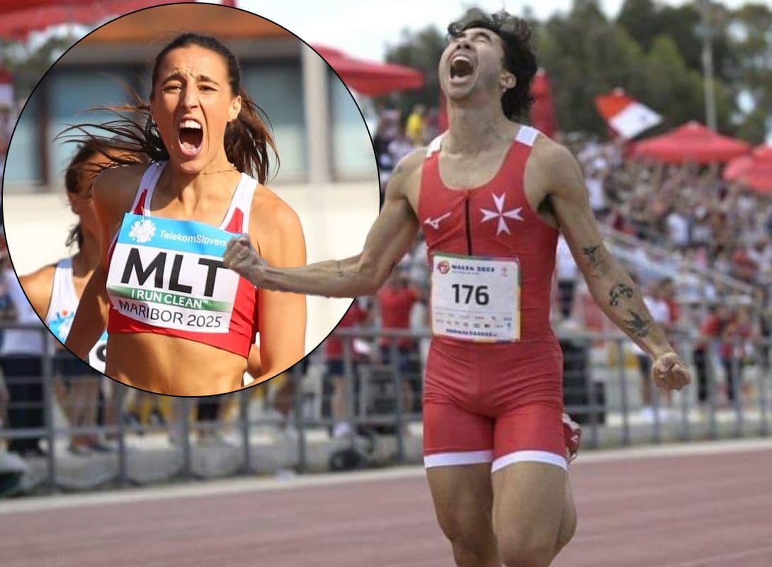 GINA MCNAMARA AND JARED MICALLEF NAMED ATHLETICS MALTA ATHLETES OF THE YEAR