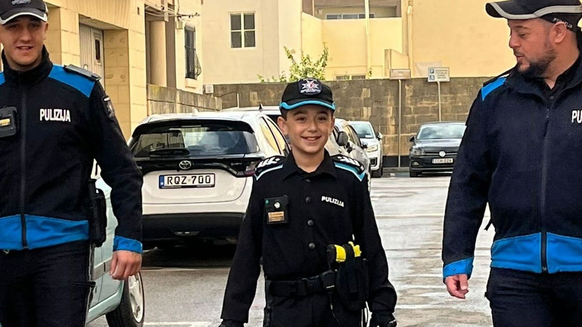 10 Year Old Benjamin Invited To Police HQ After Police Carnival Costume